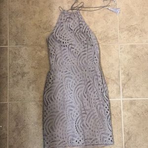 Gray sexy Misguided dress